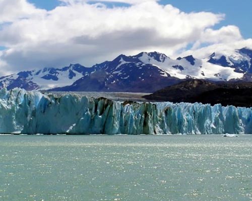 glaciar en la Patagonia de Argentina