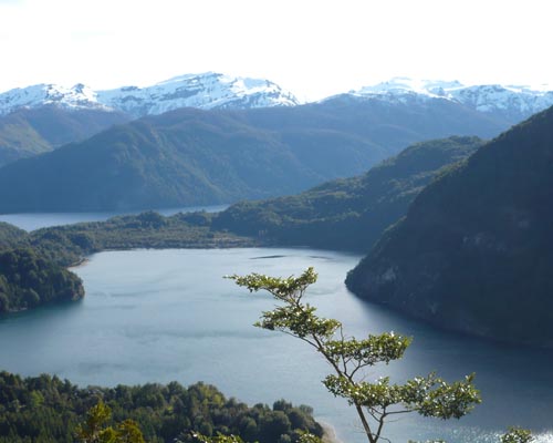 Paisaje de la Patagonia en Argentina